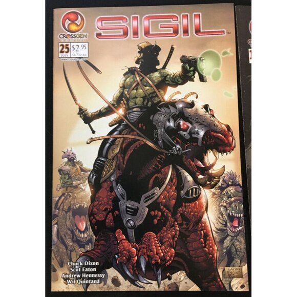 10 Crossgen Comics Meridian Sigil Coyote Chronicle Crux Negation Crica 1983-2002 - Picture 8 of 12